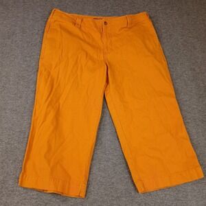 Women's Tori Richard Honolulu Pumpkin Color Capri Size 14